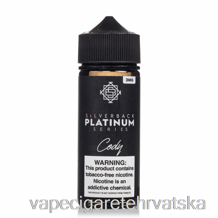 Vape Hrvatska Cody - Silverback Platinum Series - 120ml 0mg